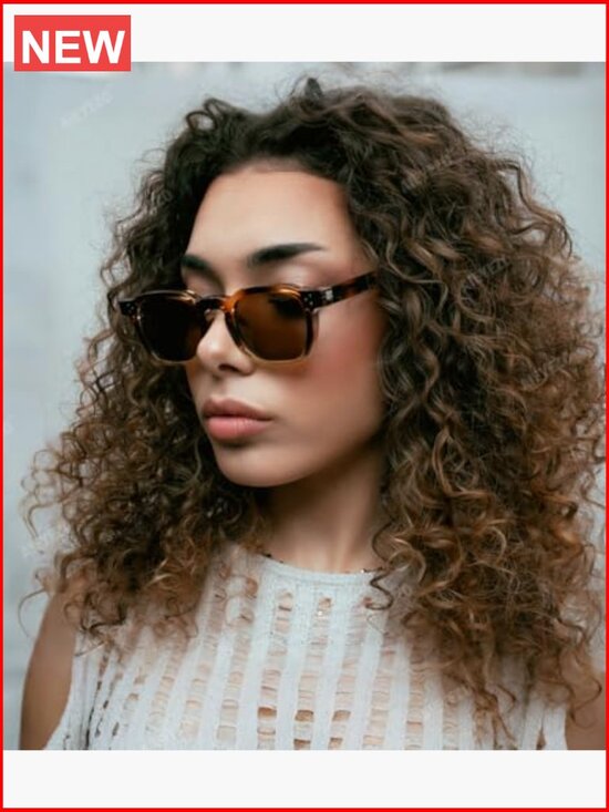 Retro Square Thick Framed Sunglasses Unisex UV400 Protection Non-Polarized main image 6